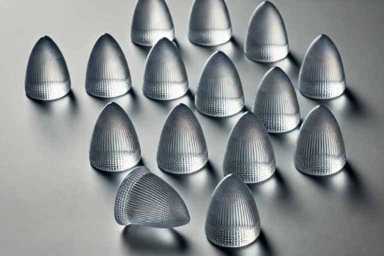 small clear cone shaped bump stops